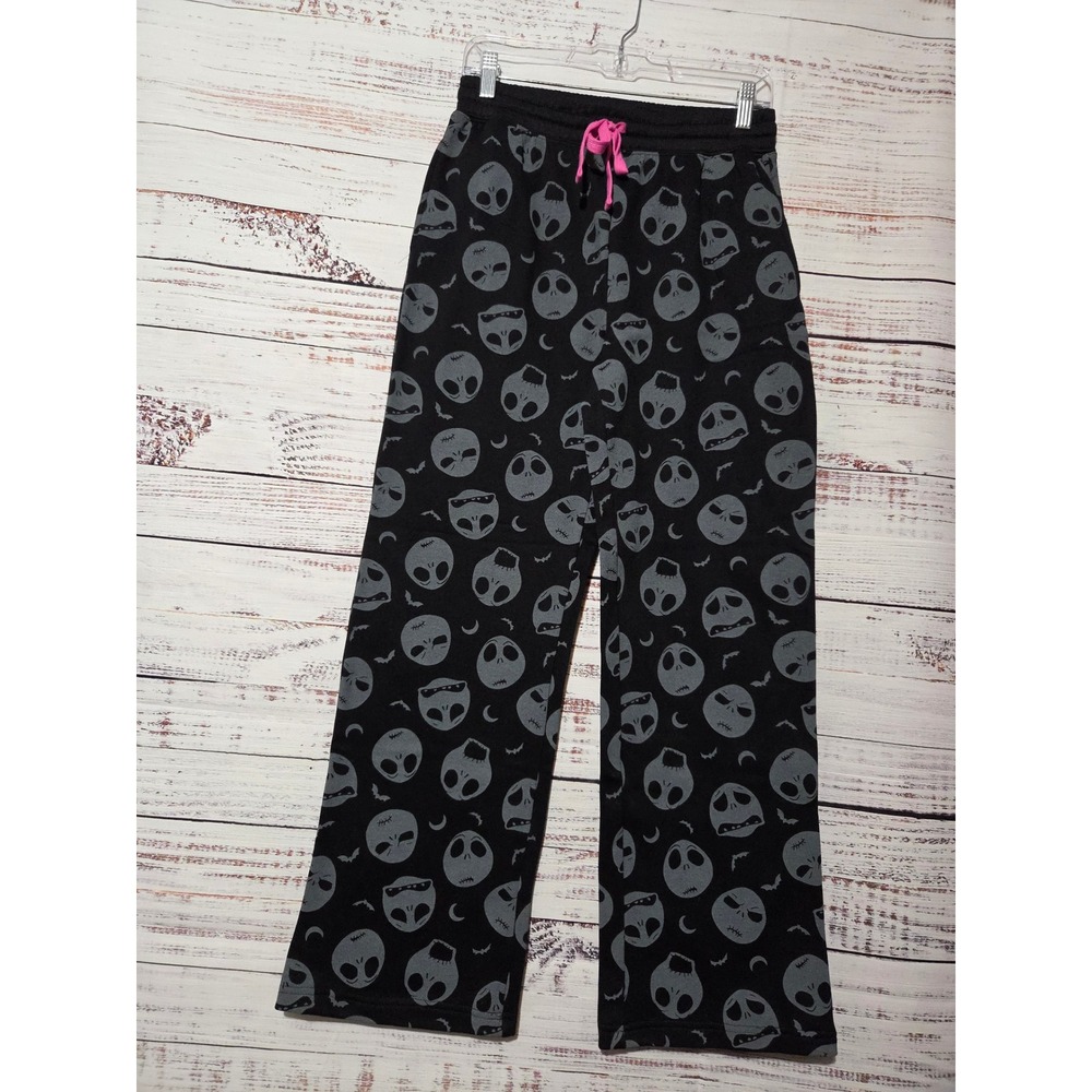 Disney Nightmare Before Christmas Jack Skellington Pajama Pants Black Small 4-6